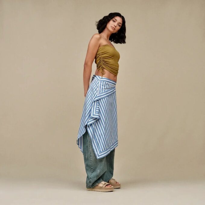Emilia Bandeau Topp Ribbad