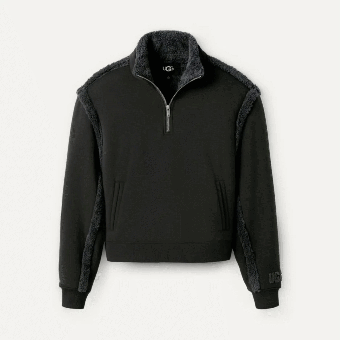Lydi Bonded Fleece Halv Dragkedja