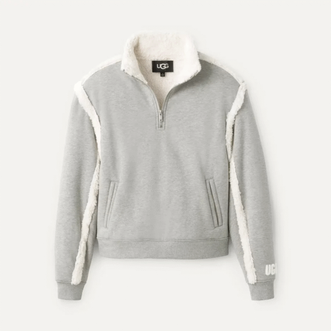 Lydi Bonded Fleece Halv Dragkedja