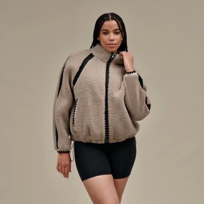 Nikia Virkad UGG Fluffig Jacka