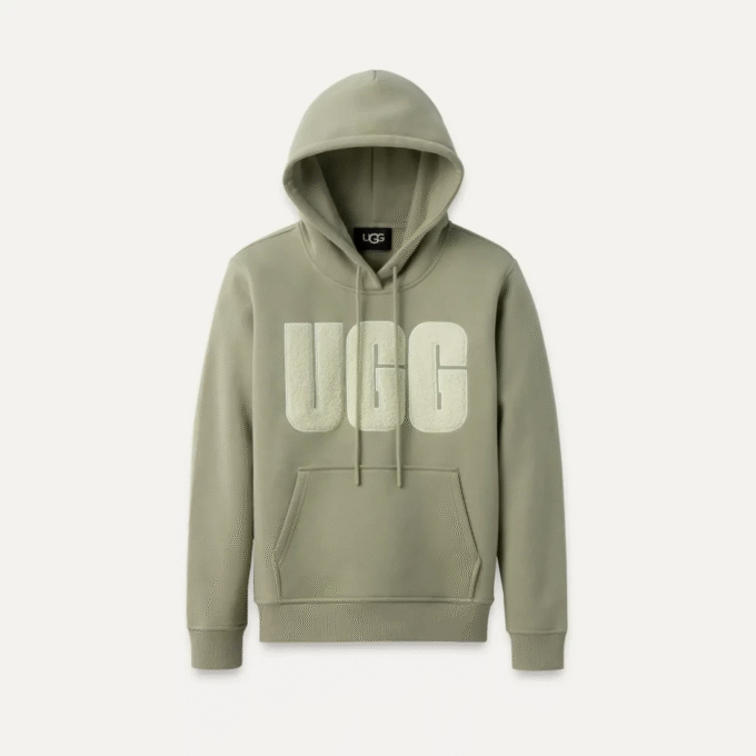 Rey UGGfluff Logotyp Hoodie