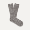 Ribbstickad Slouchy Crew-strumpa