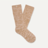 Ribbstickad Slouchy Crew-strumpa