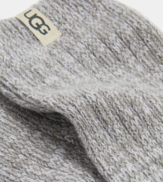 Ribbstickad Slouchy Crew-strumpa